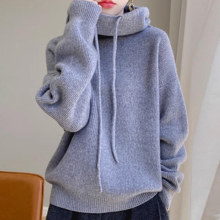 Tjock oversize tröja i ledig stil – varm och skön