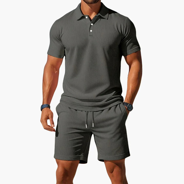 William | Premium Sommar Polo &amp; Shorts Set
