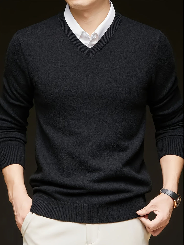 Nigel | Raffinerad V-ringad Jumper