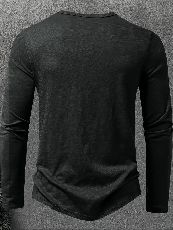 Rhys | Knapplångärmad Henley