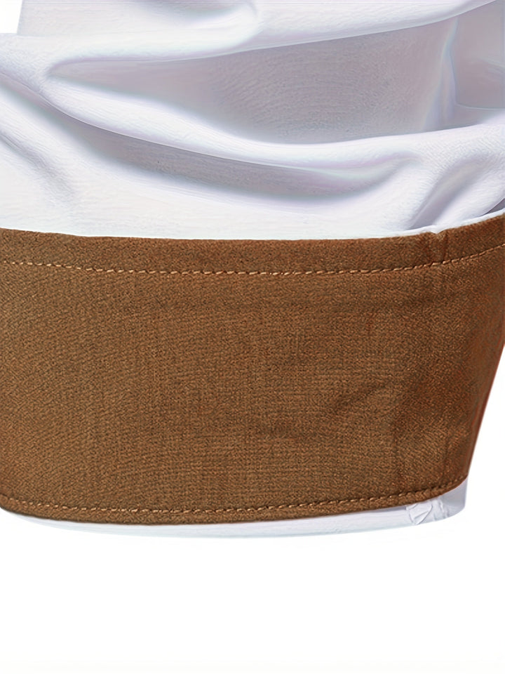 Damon | Kontrast-Trim Slim Fit Skjorta