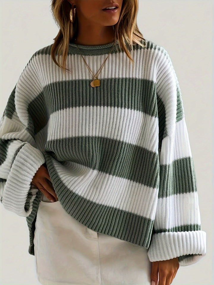 Brooke | Avslappnad Randig Pullover