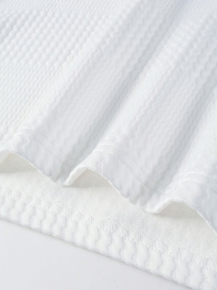 Clifford | Texturerad långärmad polo