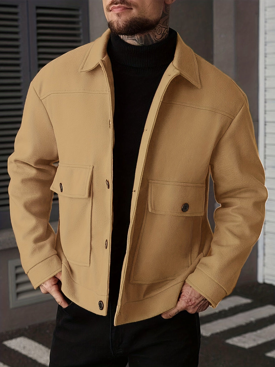 Ellery | Strukturerad Overshirt Jacka