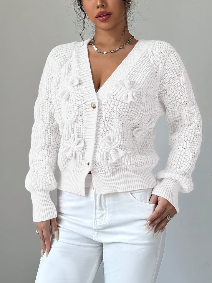 Primula | Mjuk Cardigan med Båge