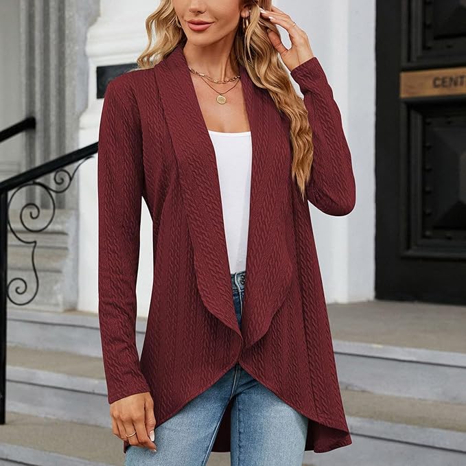 Rosalie | Draperad Öppen Framsidan Cardigan