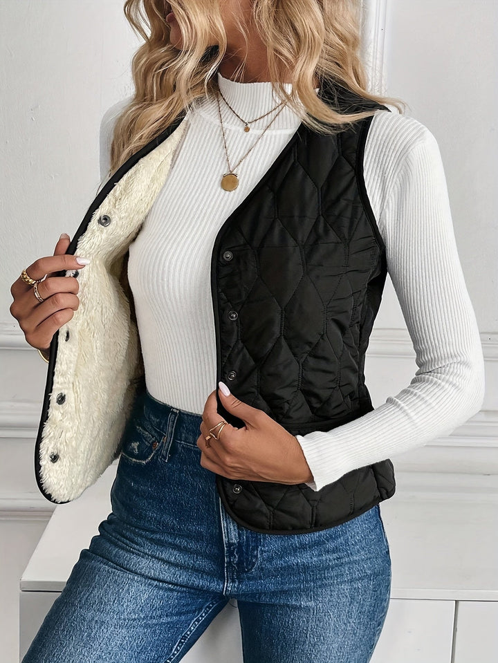 Constance | Vändbar Kviltad Gilet