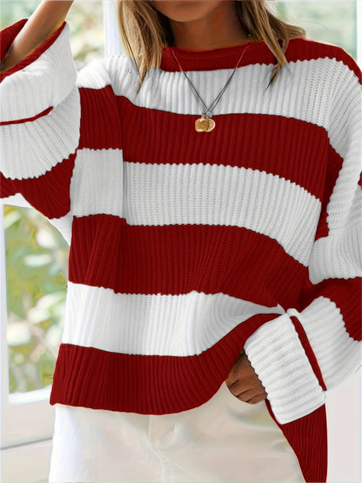 Brooke | Avslappnad Randig Pullover