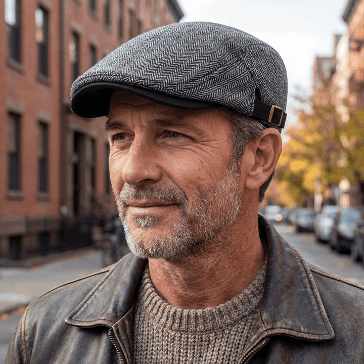 Zandro | Klassisk Texturerad Flat Cap
