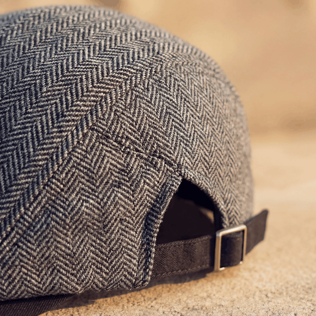 Zandro | Klassisk Texturerad Flat Cap