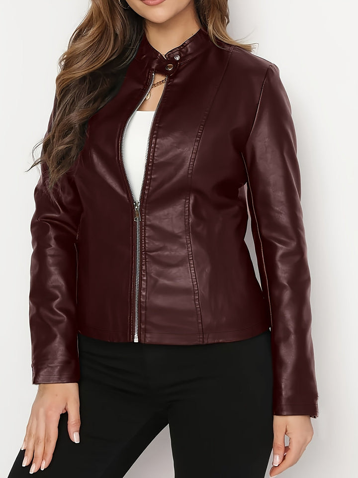 Danielle | Slank Zip-Up Motojacka