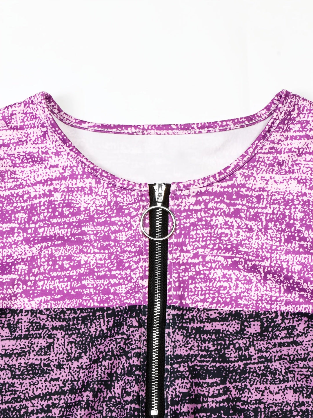 Marissa | Färgblock Quarter-Zip Topp