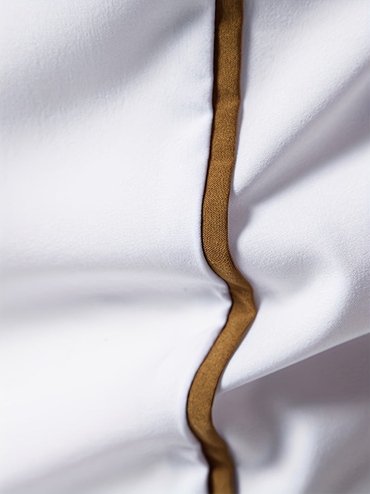 Damon | Kontrast-Trim Slim Fit Skjorta