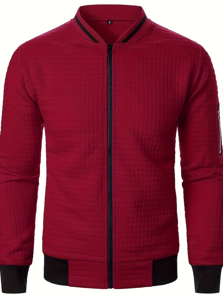 Conrad | Texturerad Zip-Up Jacka