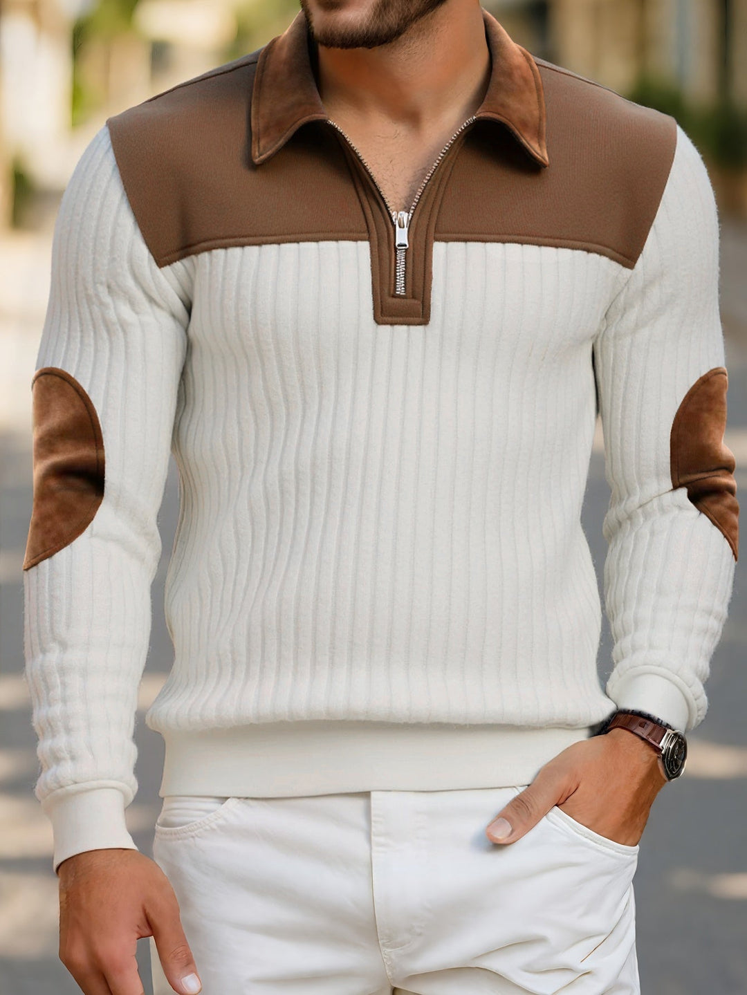 Barrett | Finslipad Zip-Neck Pullover