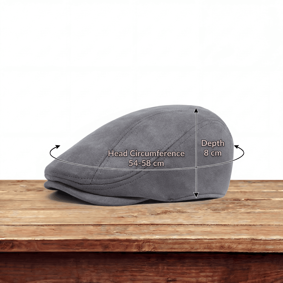 Samuel | Klassisk Suede Flat Cap