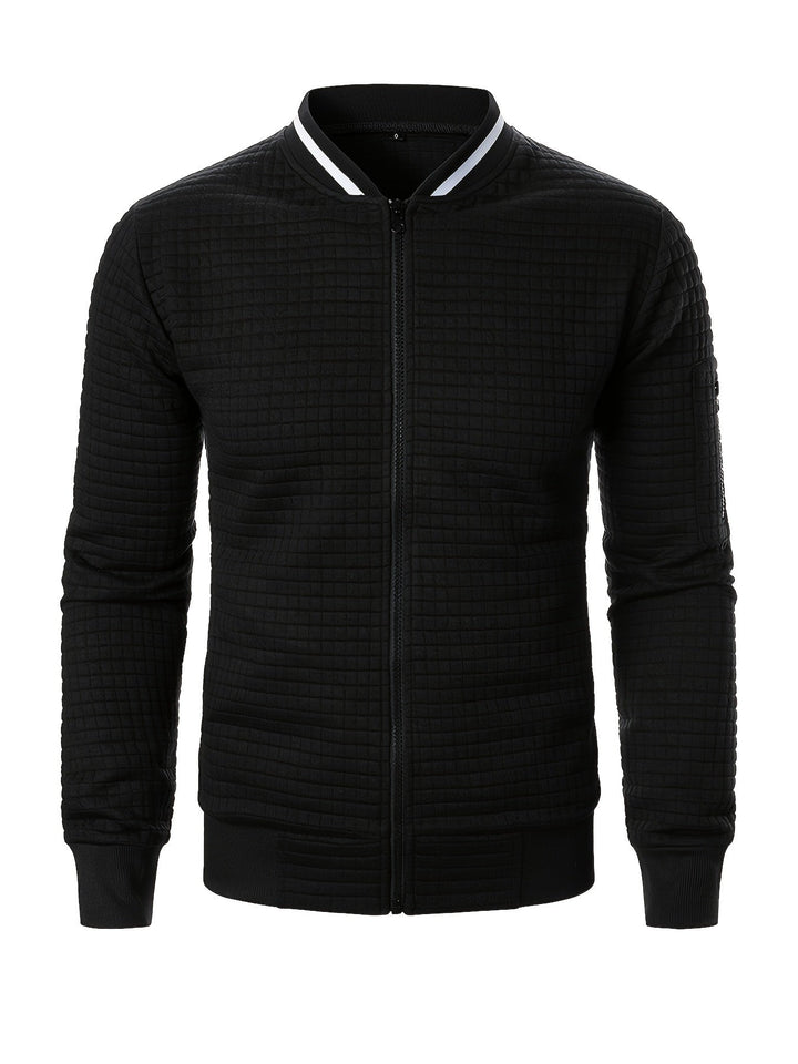 Conrad | Texturerad Zip-Up Jacka