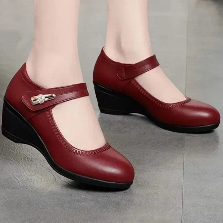 Eleanor | Elegant Mellanhöga Komfortskor