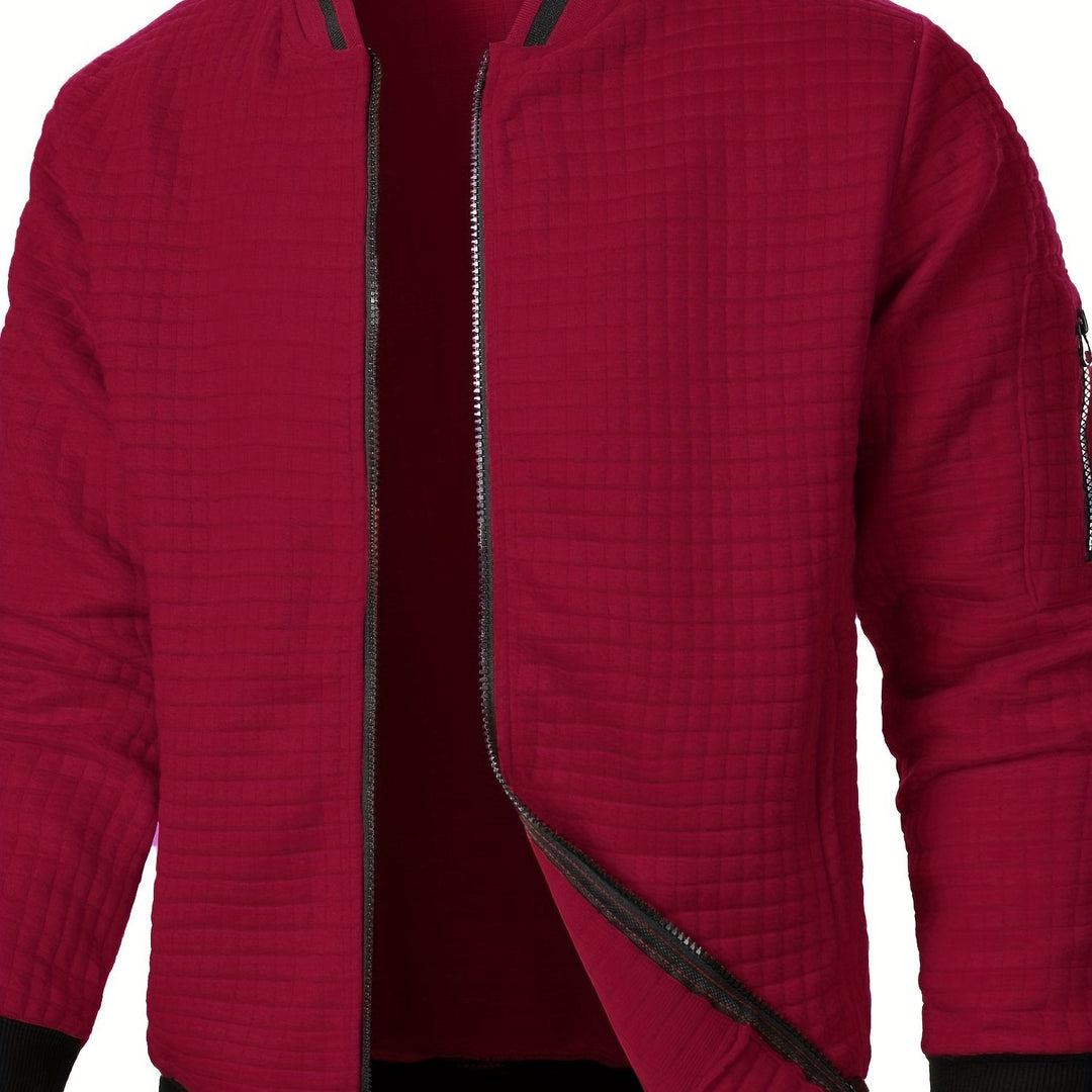 Conrad | Texturerad Zip-Up Jacka