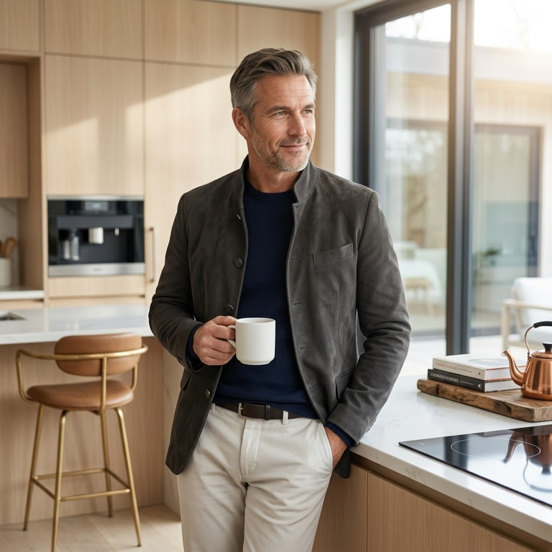 Godfrey | Avslappnad Modern Knapp Cardigan
