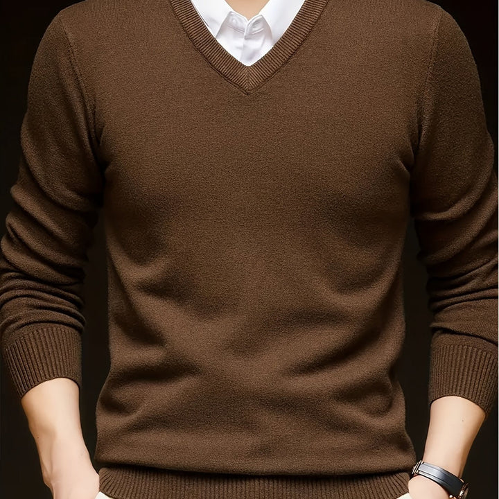 Nigel | Raffinerad V-ringad Jumper