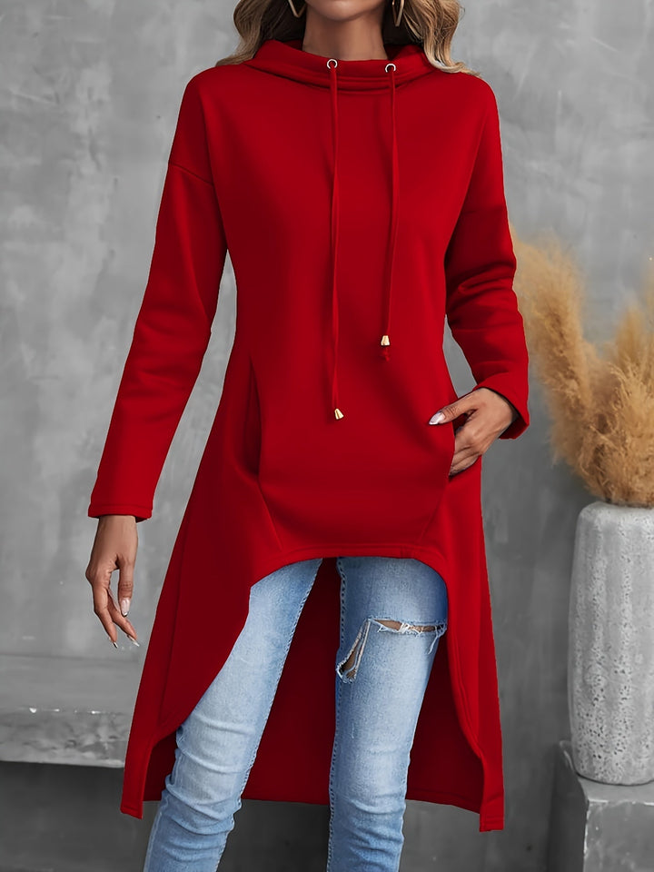 Faye | Avslappnad High-Low Hoodie