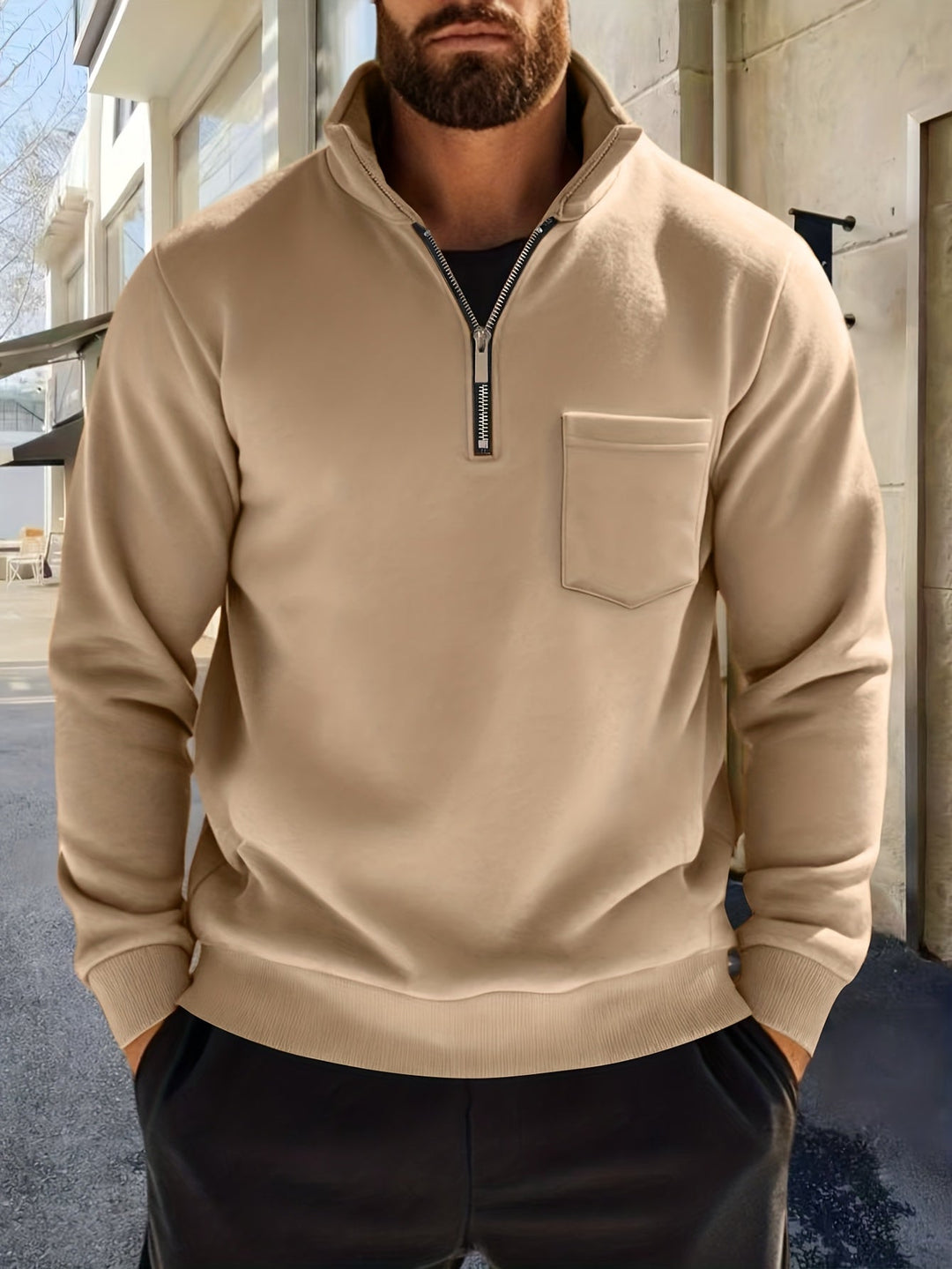Oscar | Raffinerad Halv-Zip Pullover