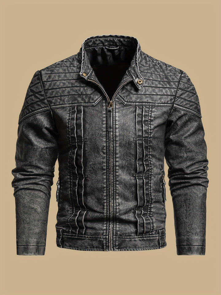 Hartley | Sliten Vintage Bikerjacka