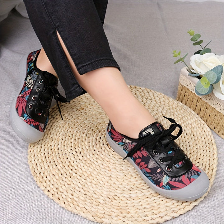 Marielle | Botaniska Tryck Sneakers