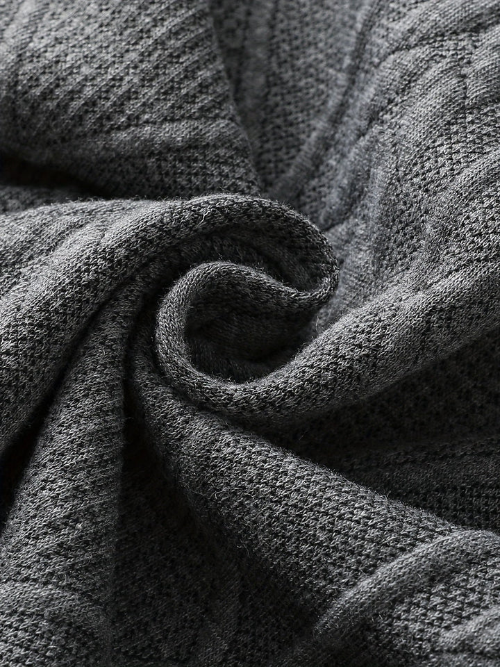 Clifford | Texturerad Stickad Långärmad Topp