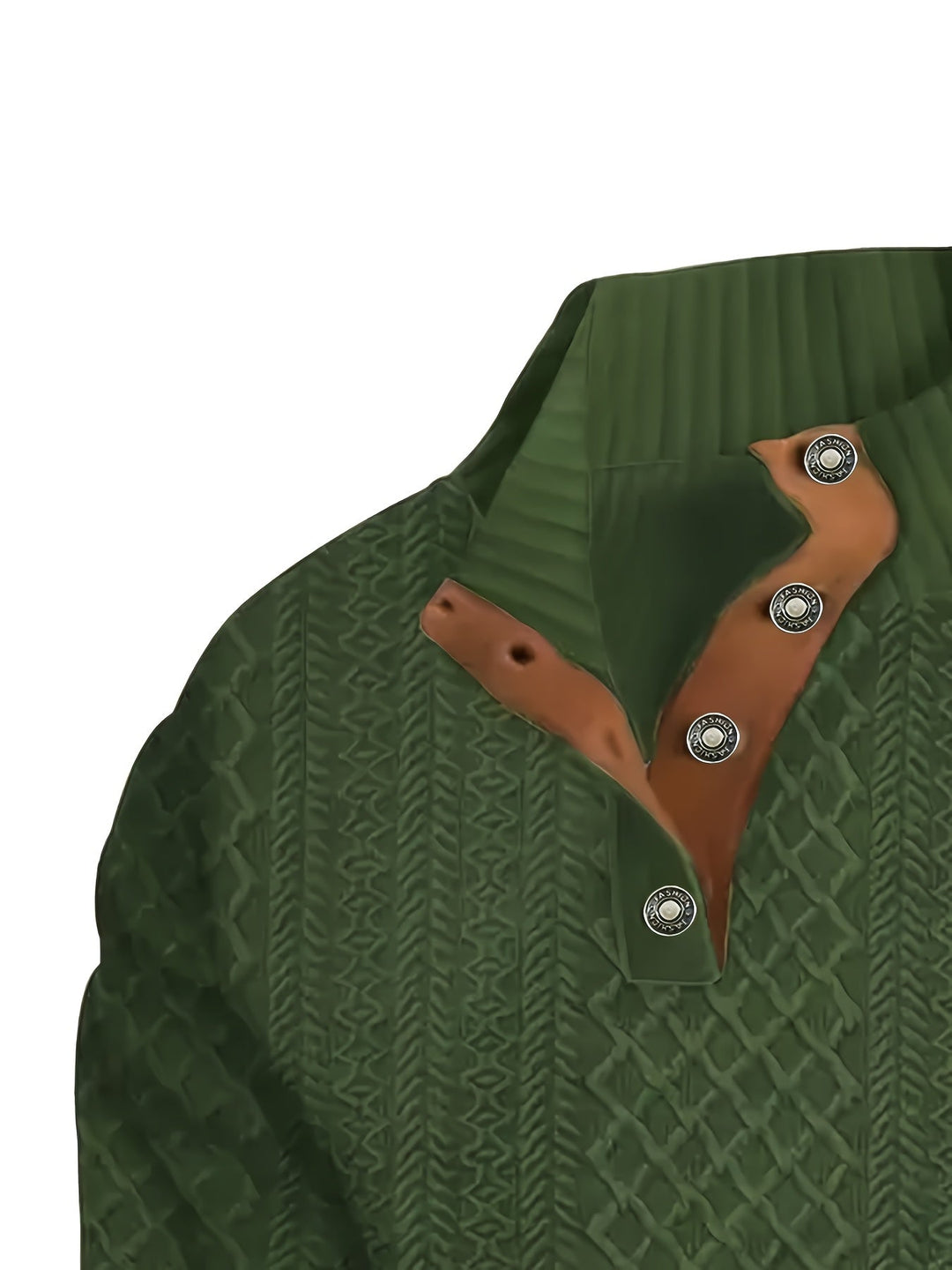 Gabriel | Texturerad Ståkrage Tröja