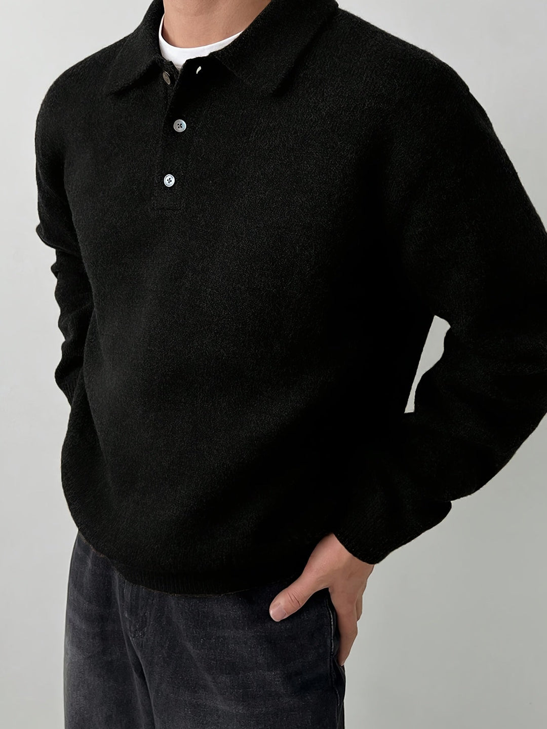 Reid | Polokrage Stickad Tröja
