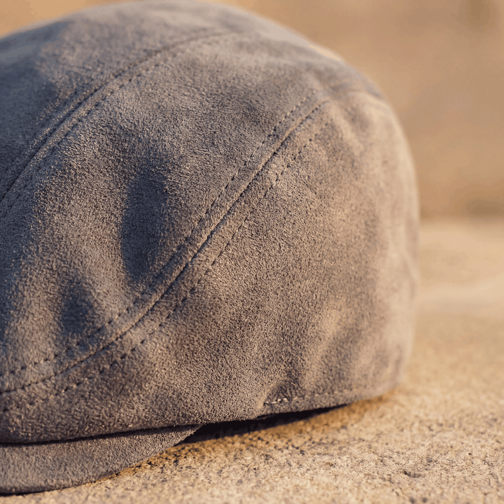 Samuel | Klassisk Suede Flat Cap