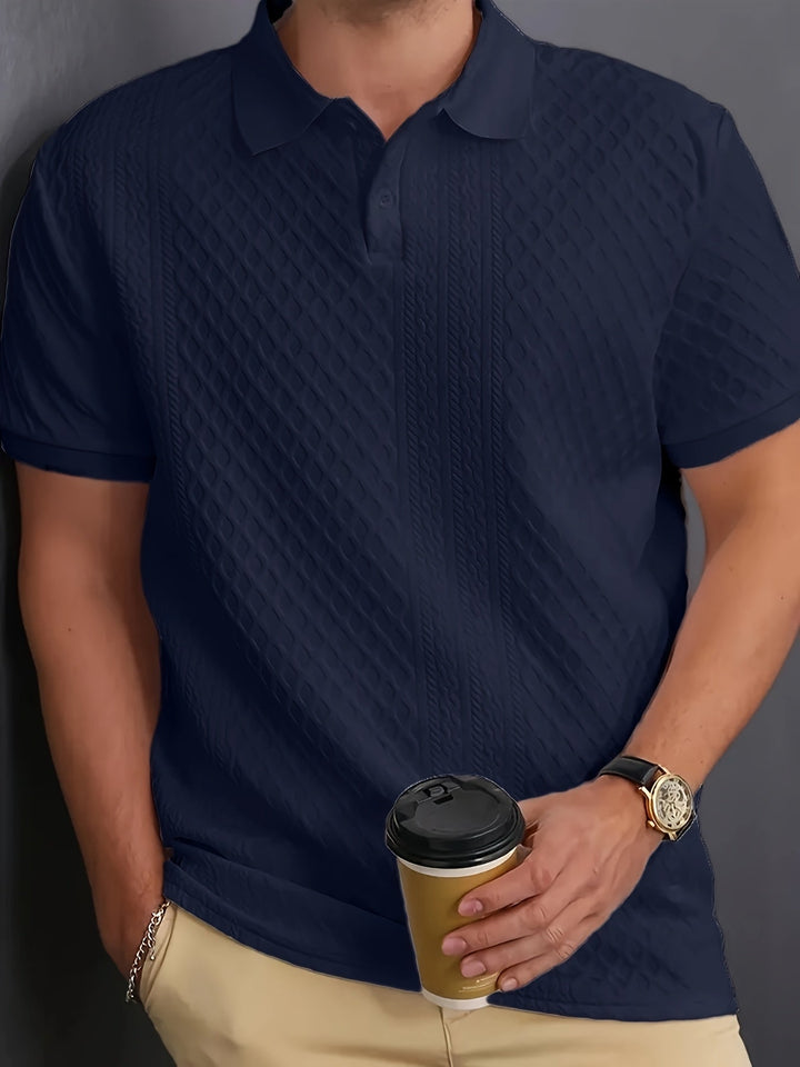 Harrington | Texturerad Affärspolo