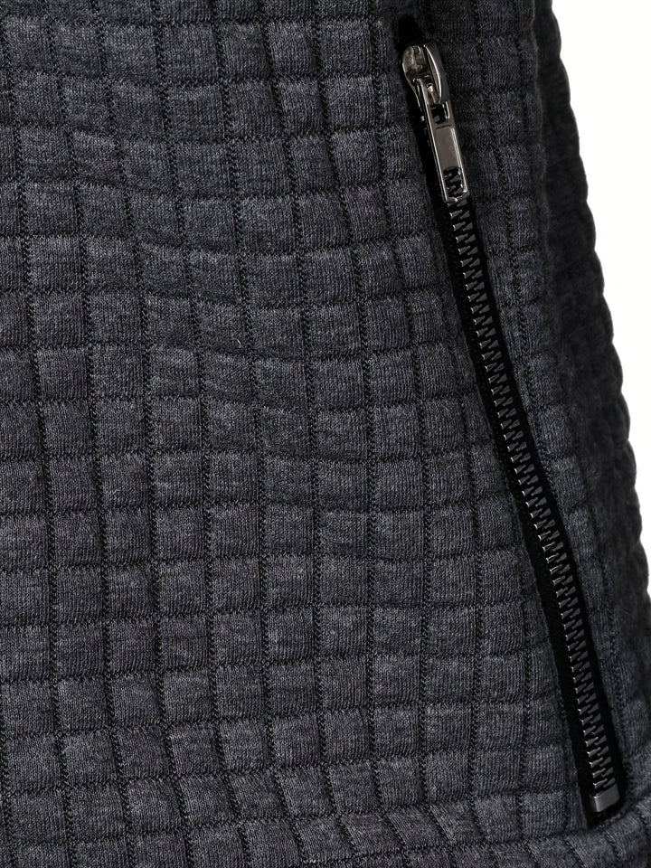 Grayson | Texturerad Jacka med Ståkrage