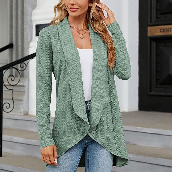 Rosalie | Draperad Öppen Framsidan Cardigan