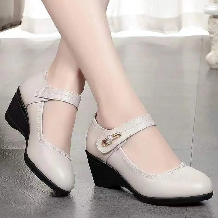 Eleanor | Elegant Mellanhöga Komfortskor