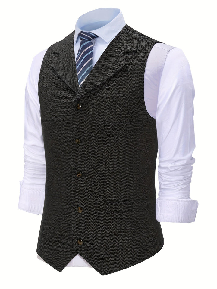 Emmett | Herringbone Skräddarsydd Väst