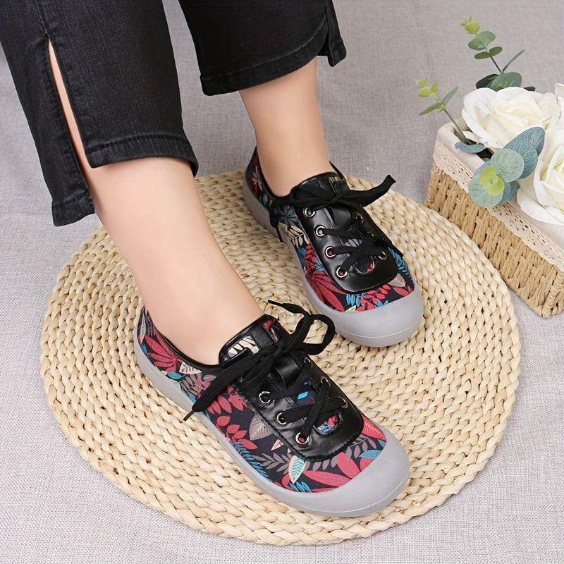 Marielle | Botaniska Tryck Sneakers
