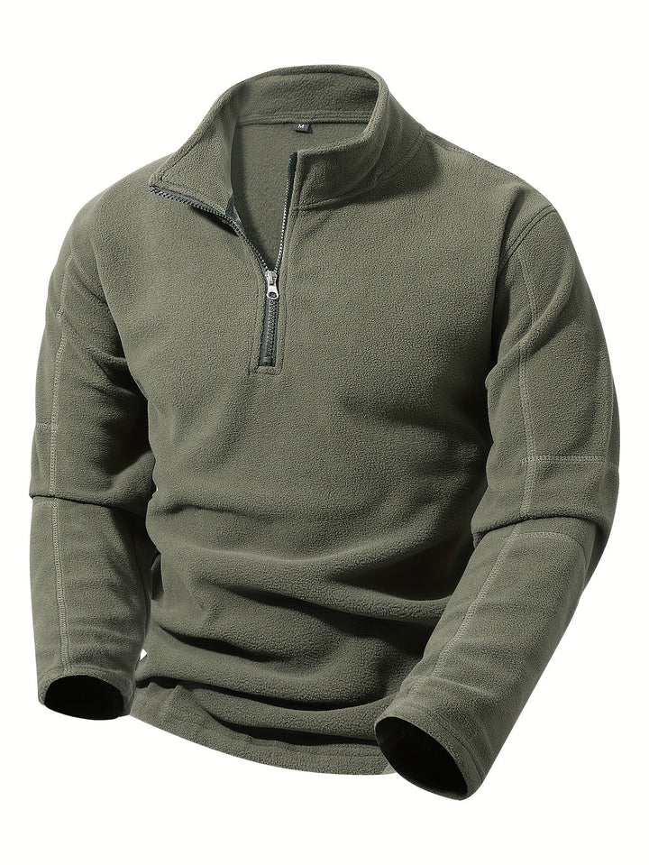Fraser | Stå-Krage Halv-Zip Pullover