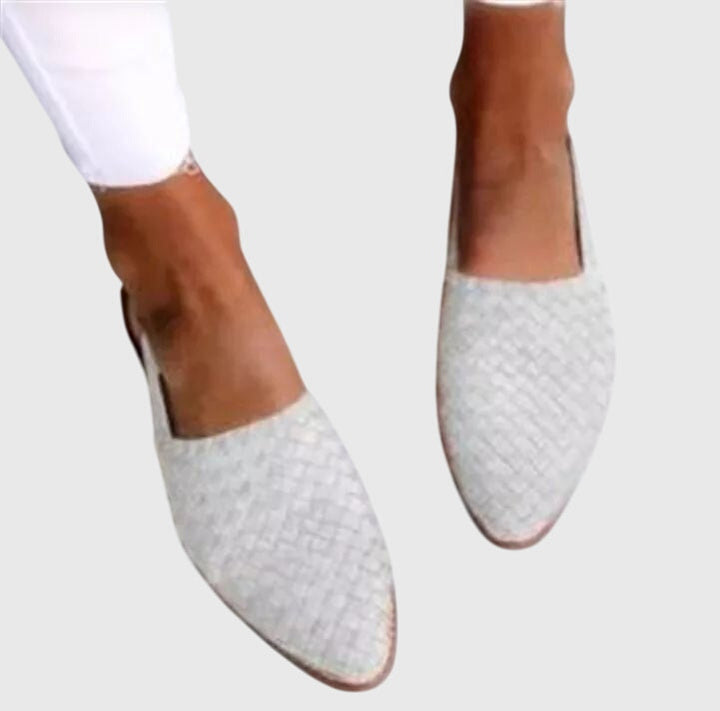Mariya | Stilig Vävd Slip-On Lågskor