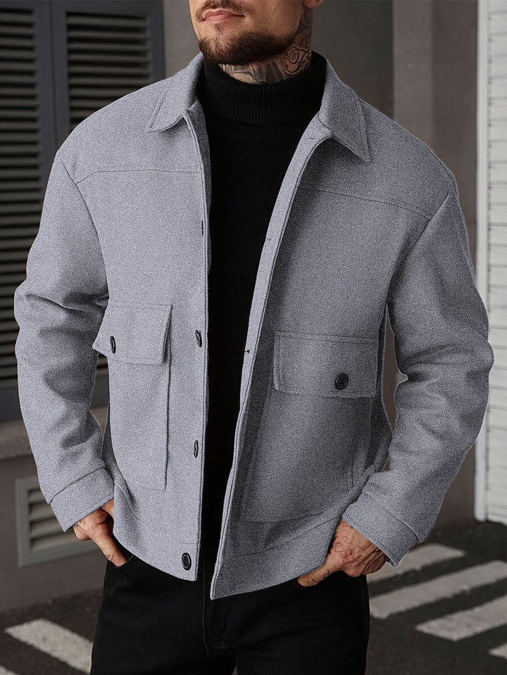 Ellery | Strukturerad Overshirt Jacka