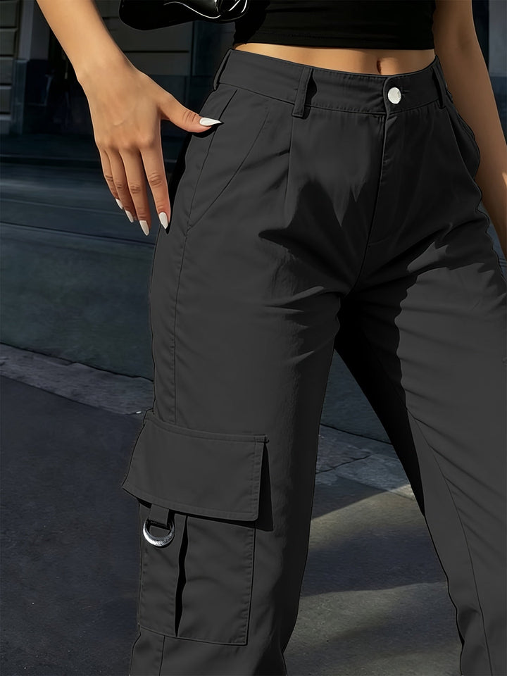 Sadie | Högmidjade vida cargobyxor
