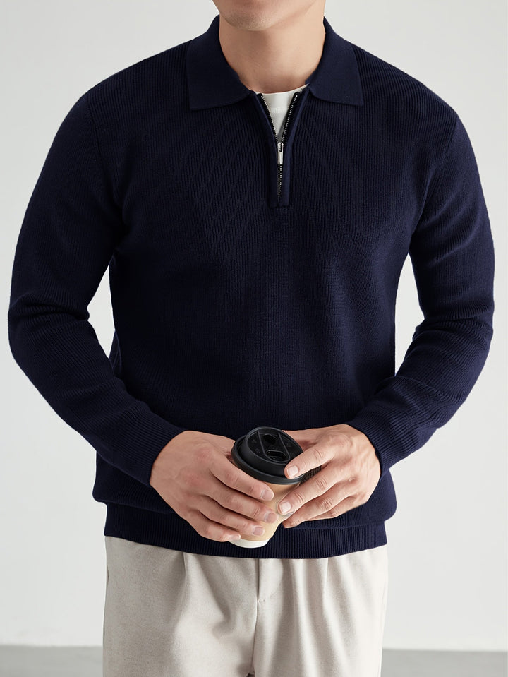 Douglas | Kortdraget Polo Jumper