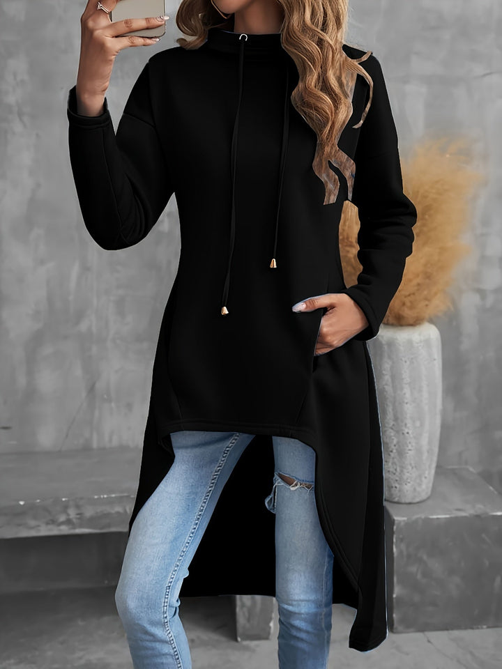 Faye | Avslappnad High-Low Hoodie