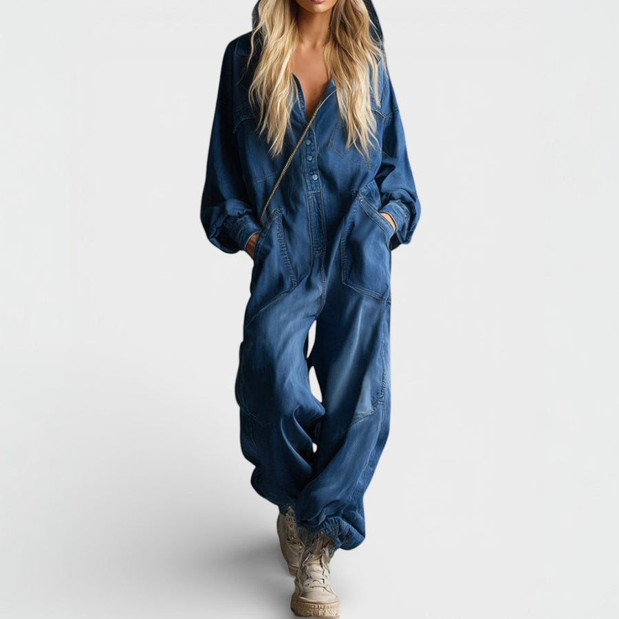 Alice | Långärmad Hoodie Jumpsuit