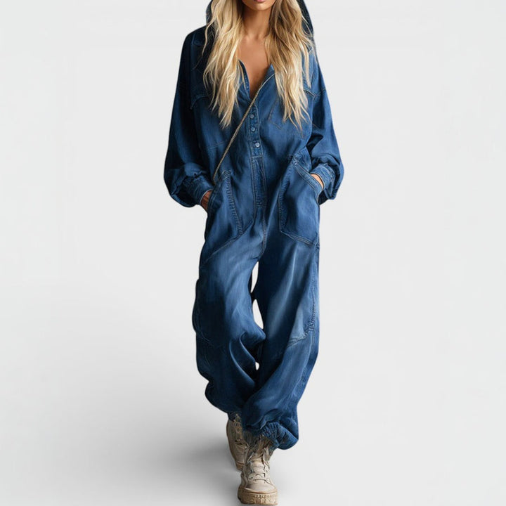 Alice | Långärmad Hoodie Jumpsuit