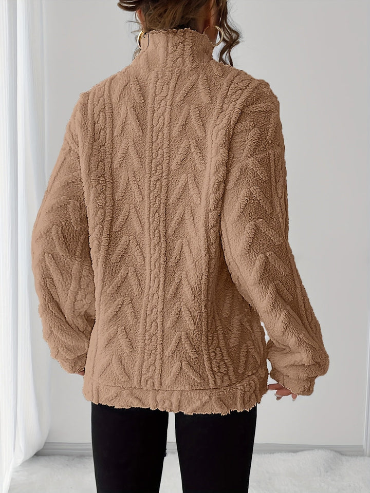 Susanna | Mysig Texturerad Sweatshirt
