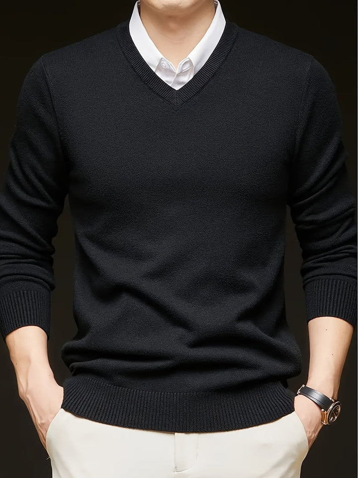 Nigel | Raffinerad V-ringad Jumper