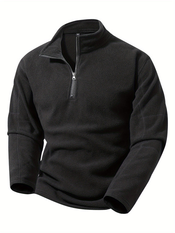 Fraser | Stå-Krage Halv-Zip Pullover